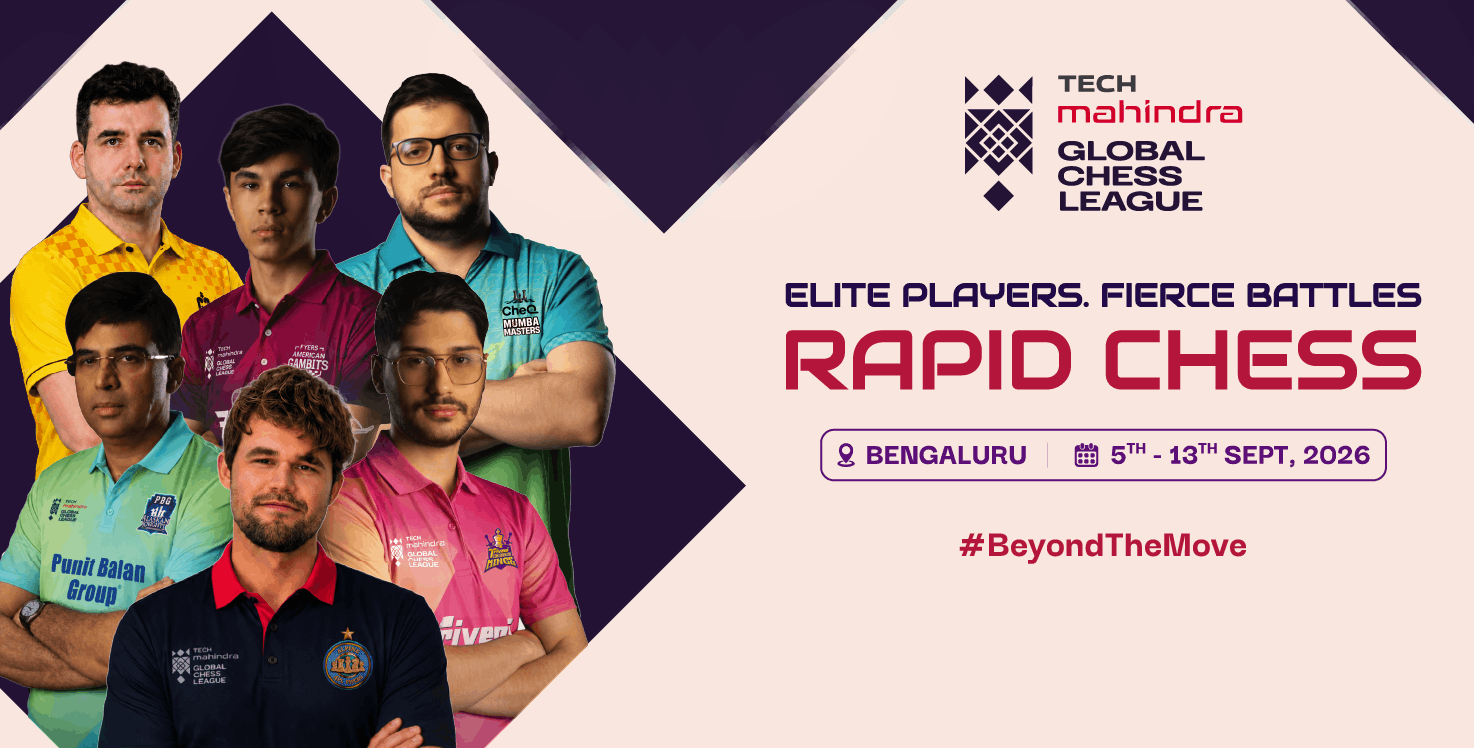 Get Tech Mahindra Global Chess League tickets on BookMyShow